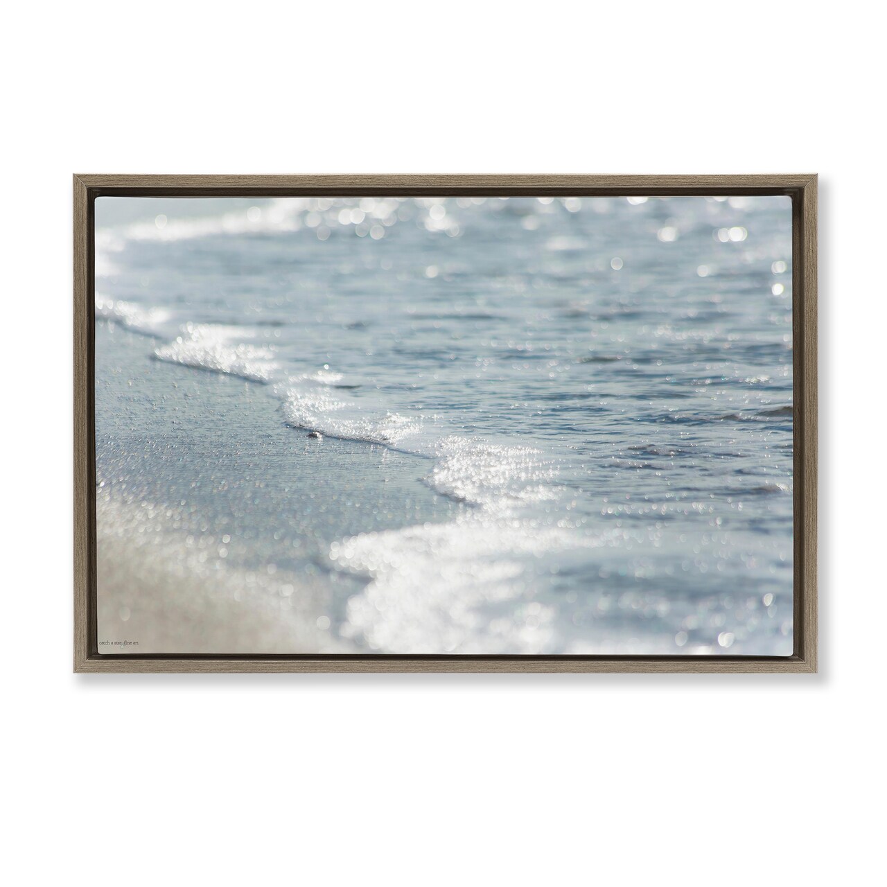 Stupell Industries Ocean's Kiss Shoreline Floating Frame, design by Seven Trees Design